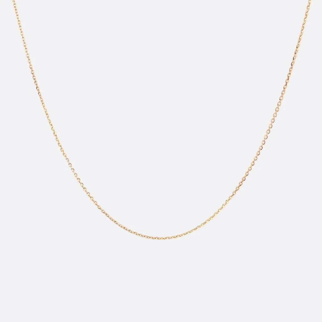 Twizzle Chain Necklace in Rose Gold