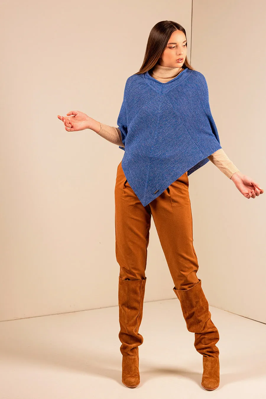 Ulala Poncho Baby Alpaca Color Nebula