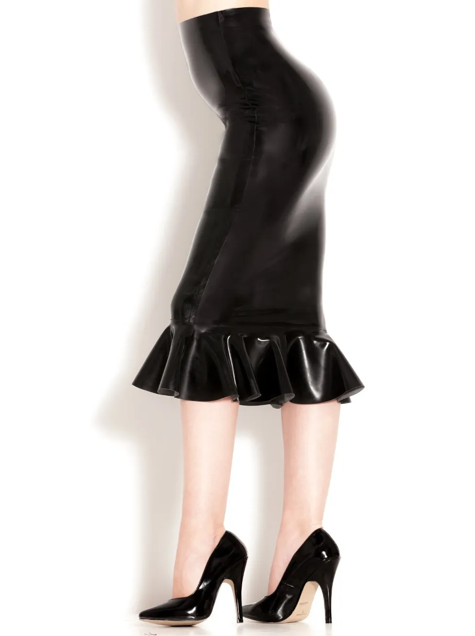 Valerie Latex Pencil Skirt