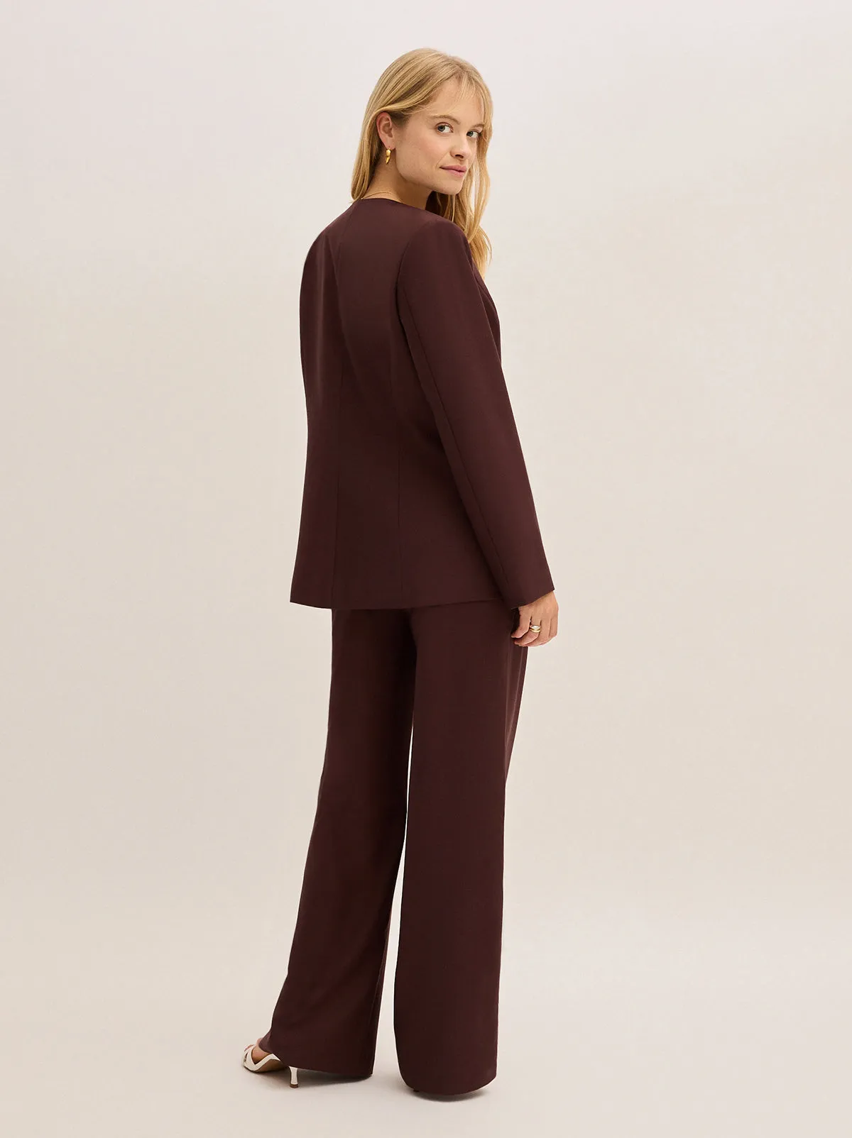 Vivienne Mocha Tailored Blazer