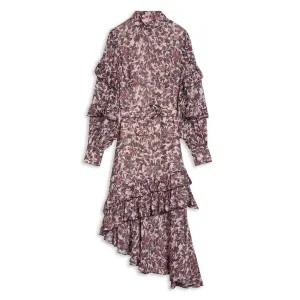 Women Wmd-Alvvaa-Gathered Layered Dress - Pink