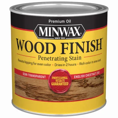 Wood Finish Semi-Transparent HALF PINT - ENGLISH CHESTNUT