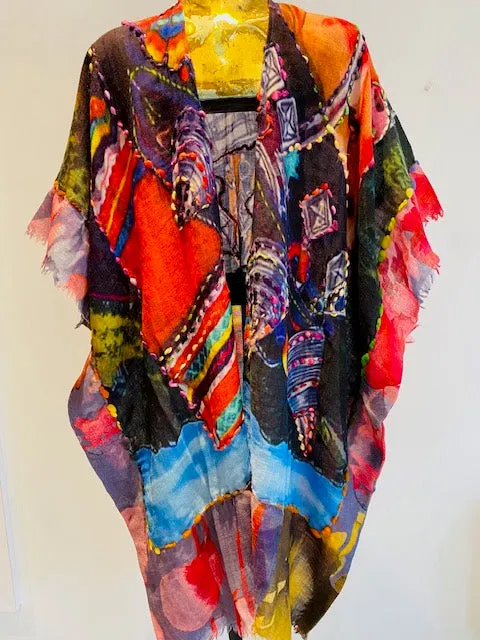 Wool Cape - Winter Sale 50% off - At checkout use code Winter50%