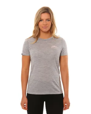 XTM Wildflower Merino Wool Women’s Plus Size T-Shirt Grey Size 16-18