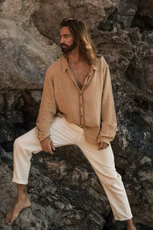 Zephyr Long Sleeve Shirt - Rust