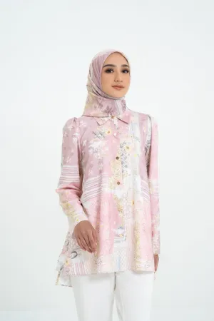 Zeya Shirt & Scarf Set Sweet Chalk